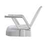 Raised Toilet Seat with Swing Back Arms