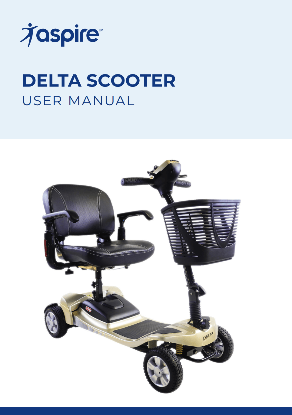 Aspire Delta Mobility Scooter User Manual