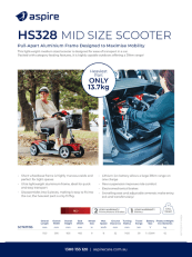 Aspire HS328 Midi Pull Apart Scooter Flyer