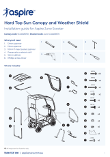 Aspire Juno Hard Top Sun Canopy and Wind Rain Shield User Guide