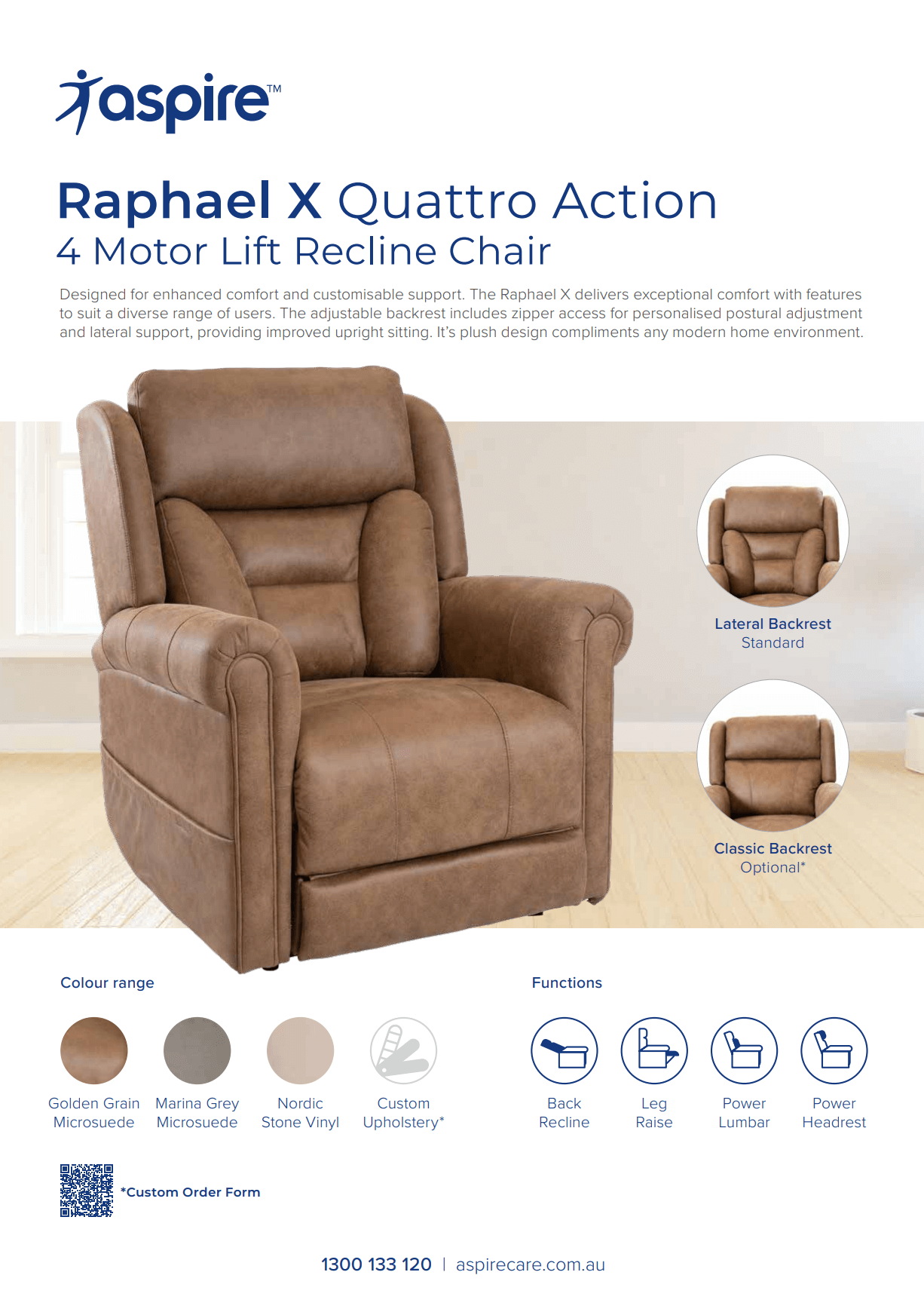 Aspire Raphael X Lift Recline Chair Flyer