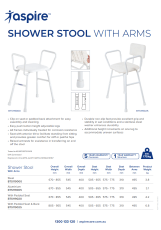 Aspire Shower Stool With Arms Flyer