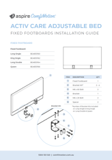 ComfiMotion Activ Care Footboard Installation Guide