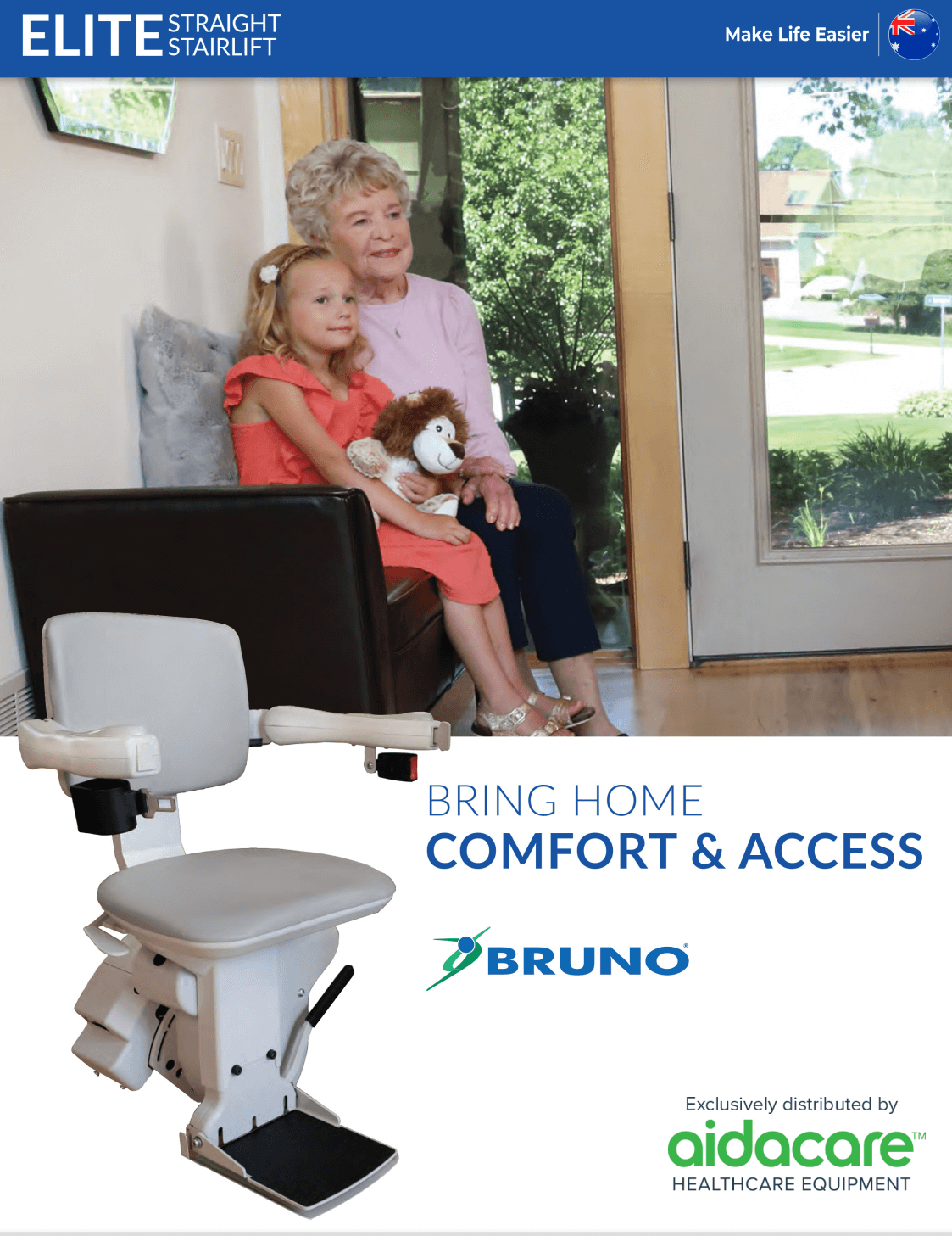Bruno Elite Straight Stairlift Brochure